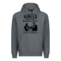 Rock wanted bonnie and clyde, distressed Premium Hoodie - lanVoArt