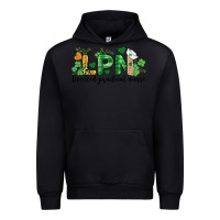 Black st. patricks day registered nurse lpn heart Urban Hoodie - BarkalooDesign