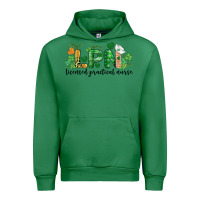 Emerald st. patricks day registered nurse lpn heart Urban Hoodie - BarkalooDesign