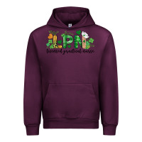 Mauve Wine st. patricks day registered nurse lpn heart Urban Hoodie - BarkalooDesign