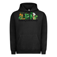 Pigment Black st. patricks day registered nurse lpn heart Urban Hoodie - BarkalooDesign