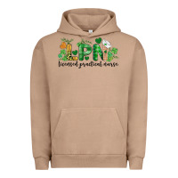 Pigment Burro st. patricks day registered nurse lpn heart Urban Hoodie - BarkalooDesign
