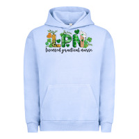 Pigment Grape Ice st. patricks day registered nurse lpn heart Urban Hoodie - BarkalooDesign