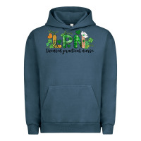Pigment Midnight Navy st. patricks day registered nurse lpn heart Urban Hoodie - BarkalooDesign