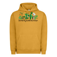 St. Patricks Day Registered Nurse Lpn Heart Urban Hoodie | Teevron