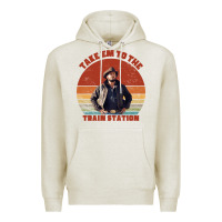 Oatmeal Heather rip wheeler quote poster art Premium Hoodie - lanVoArt