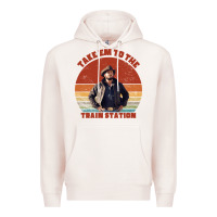 Pale Pink rip wheeler quote poster art Premium Hoodie - lanVoArt