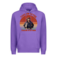 Purple rip wheeler quote poster art Premium Hoodie - lanVoArt