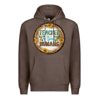 Coffee teacher of tiny earrings Premium Hoodie - BundleAndBundleShop