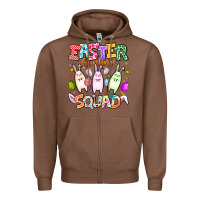 Chestnut Easter Hunting Squad Zipper Hoodie - CowhideDigitalArt