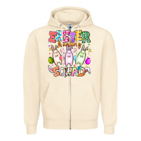 Sandshell Easter Hunting Squad Zipper Hoodie - CowhideDigitalArt