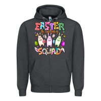 Smoke Easter Hunting Squad Zipper Hoodie - CowhideDigitalArt