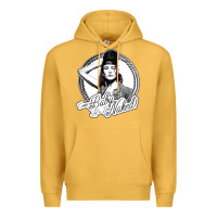 Mustard teeter come on ba Premium Hoodie - lanVoArt