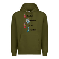 Army Green day gift mega video man games funny graphic gift Premium Hoodie - lanVoArt