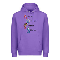 Purple day gift mega video man games funny graphic gift Premium Hoodie - lanVoArt