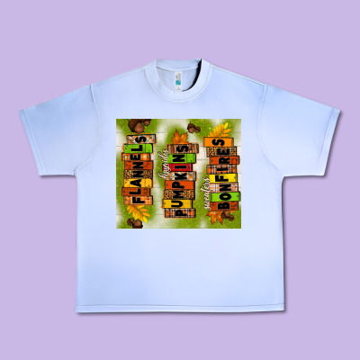 Flannels Hayrides Pumpkins Bonfires Fall Urban Heavy Tee Designed By Tumblerdesignbyshophia
