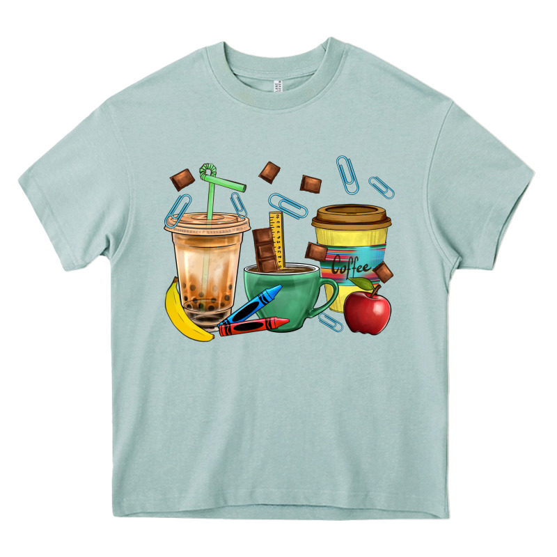 School Boy Coffee Cup Bbs Heavy Core Tee by BundleAndBundleShop | Teevron