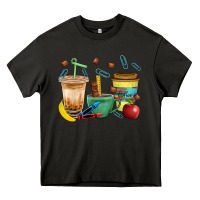 Asphalt School Boy Coffee Cup Bbs Heavy Core Tee - BundleAndBundleShop