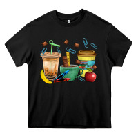 Black School Boy Coffee Cup Bbs Heavy Core Tee - BundleAndBundleShop