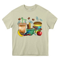 Mossy School Boy Coffee Cup Bbs Heavy Core Tee - BundleAndBundleShop