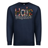 Navy hair hustler Premium Sweatshirt - SublimationCraftShop