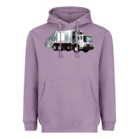 Lavender garbage truck Heavyweight Hoodie - Artiststas