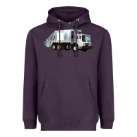 Plum garbage truck Heavyweight Hoodie - Artiststas