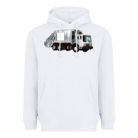 White garbage truck Heavyweight Hoodie - Artiststas