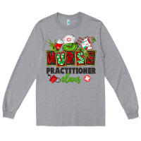 Heather Grey nurse practitioner claus Long Sleeve Tee - CowGirlArtShop