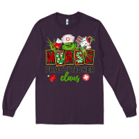 Plum nurse practitioner claus Long Sleeve Tee - CowGirlArtShop