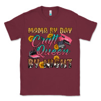 Burgundy mama by day craft queen by night Classic Tee - RanaPortraitStore