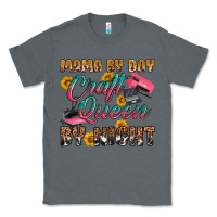 Charcoal Heather mama by day craft queen by night Classic Tee - RanaPortraitStore