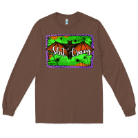 Chestnut bat shit crazy with background Long Sleeve Tee - Jasminsmagicworld