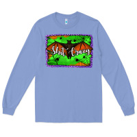 Colony Blue bat shit crazy with background Long Sleeve Tee - Jasminsmagicworld