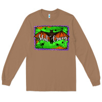 Toasted Coconut bat shit crazy with background Long Sleeve Tee - Jasminsmagicworld