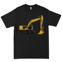 Black Excavator Premium Tee - LillyAllenDesigns
