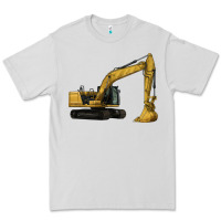 Dove Grey Excavator Premium Tee - LillyAllenDesigns