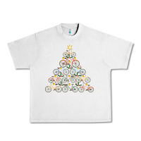 Lunar Rock bicycle christmas tree funny biker bicyclist xmas for family long slee Urban Heavy Tee - lanVoArt