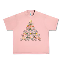 Salmon bicycle christmas tree funny biker bicyclist xmas for family long slee Urban Heavy Tee - lanVoArt