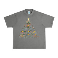 Tornado bicycle christmas tree funny biker bicyclist xmas for family long slee Urban Heavy Tee - lanVoArt