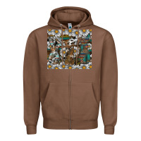 Chestnut Easter Zipper Hoodie - CowhideDigitalArt