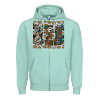 Seafoam Easter Zipper Hoodie - CowhideDigitalArt