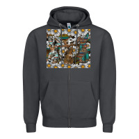 Smoke Easter Zipper Hoodie - CowhideDigitalArt