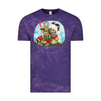 Cloud Purple army boots christmas Vintage Tee - texasbilliewilder