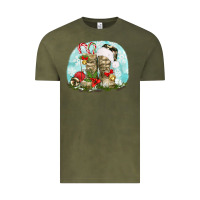 Vintage Olive army boots christmas Vintage Tee - texasbilliewilder