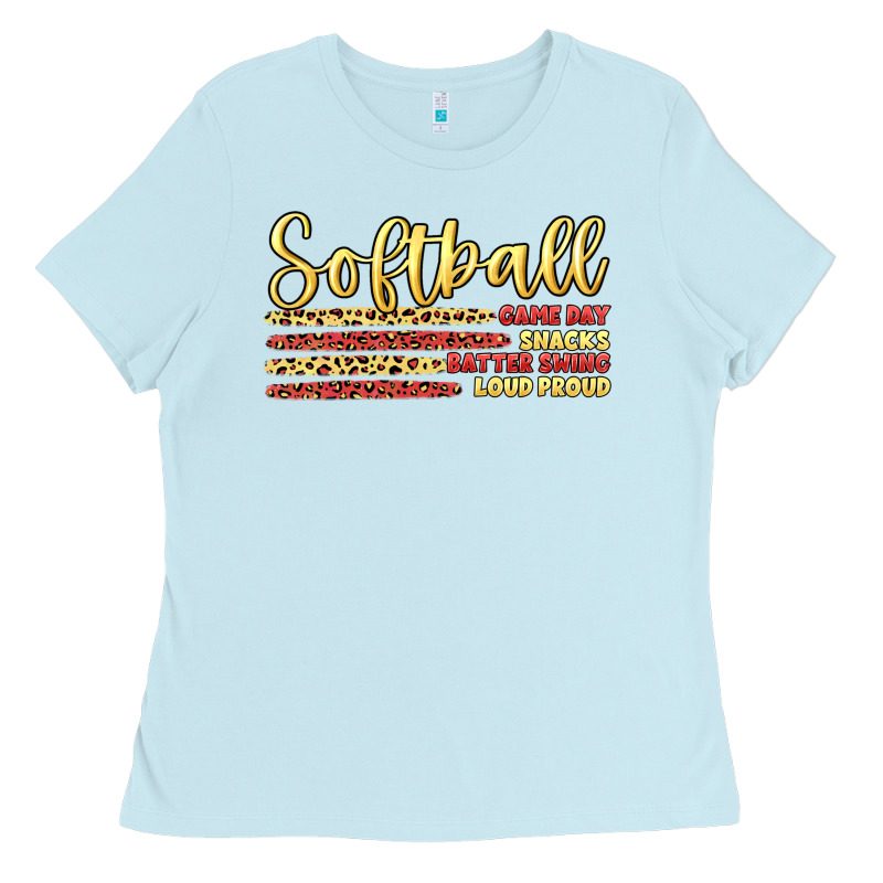 Softball Game Day Ladies Tee by Artiststas | Teevron