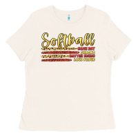 Bone softball game day Ladies Tee - Artiststas