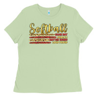Matcha softball game day Ladies Tee - Artiststas