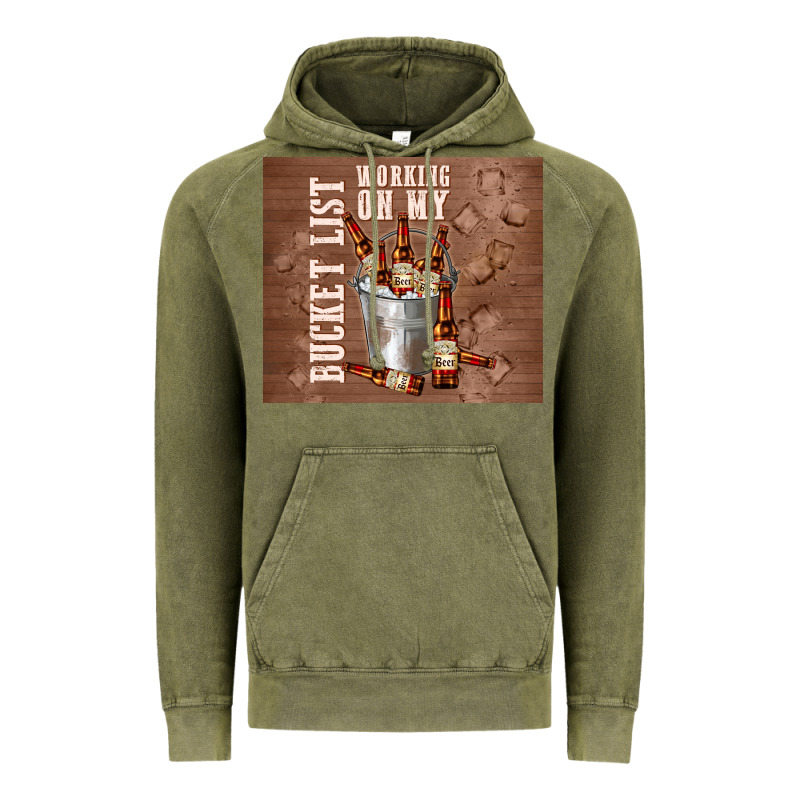 Working On My Bucket List Vintage Hoodie by TumblerDesignByShophia | Teevron