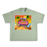 Oil Green summer truck Urban Heavy Tee - TumblerDesignByShophia